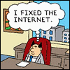 Dilbert - I Fixed The Internet